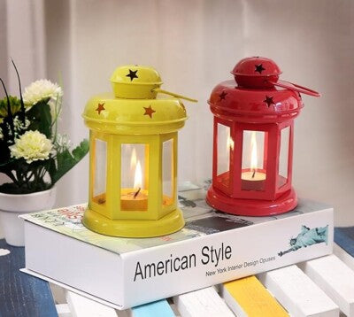 Metal Wall Hanging Lantern || set of 2