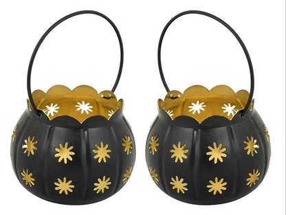 Elegant Festive Candle Holder Pair || Set of 2