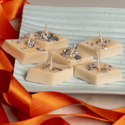 Kaju katli Sencted candles ||Pack of 6